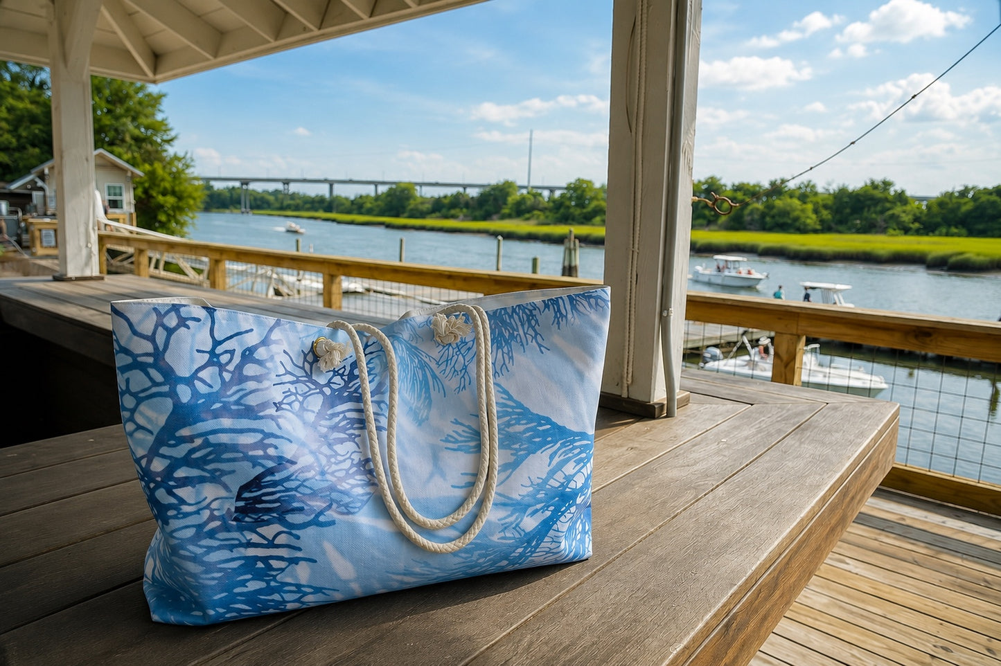Soft Coral Weekender Bag